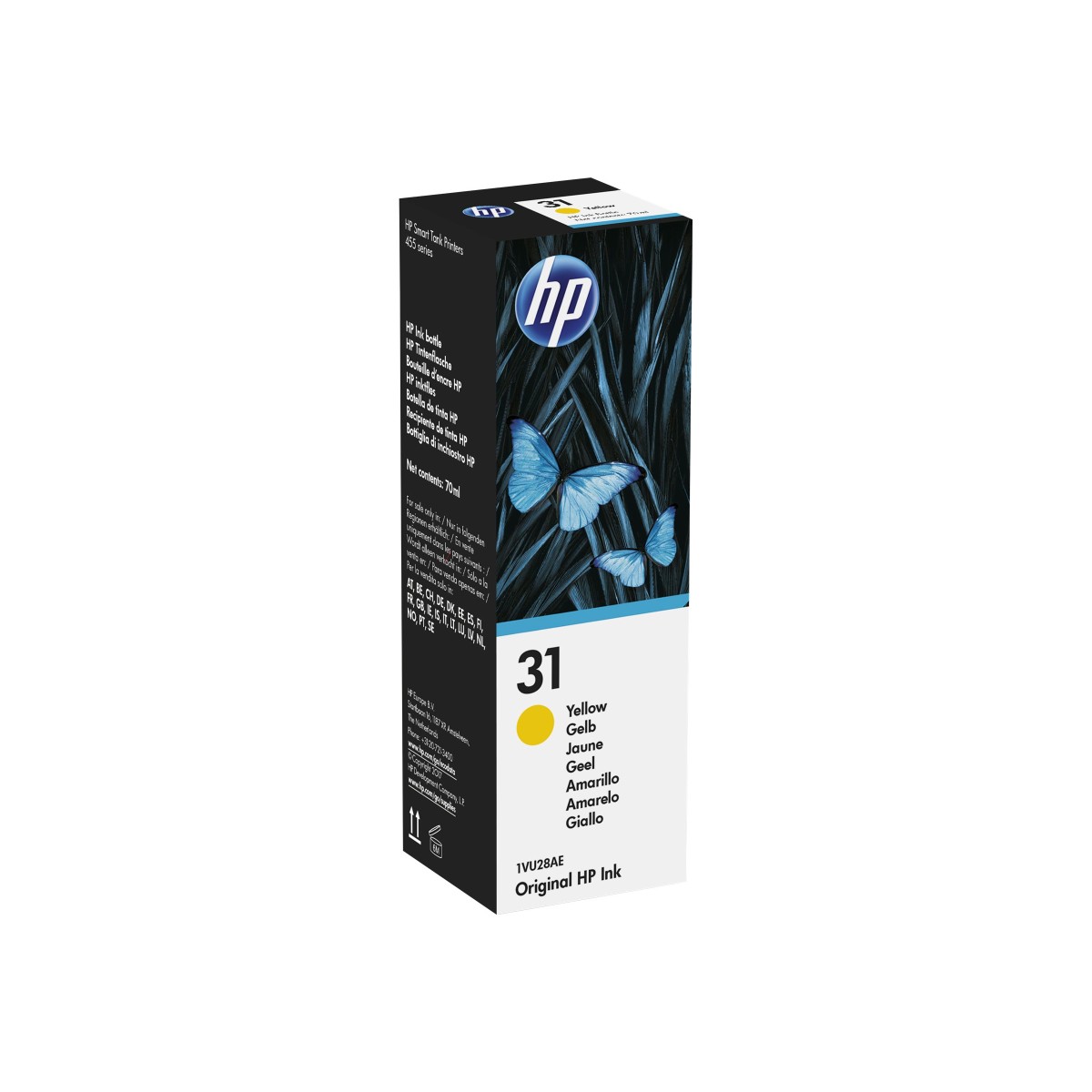 HP No. 31 Tintenflasche gelb