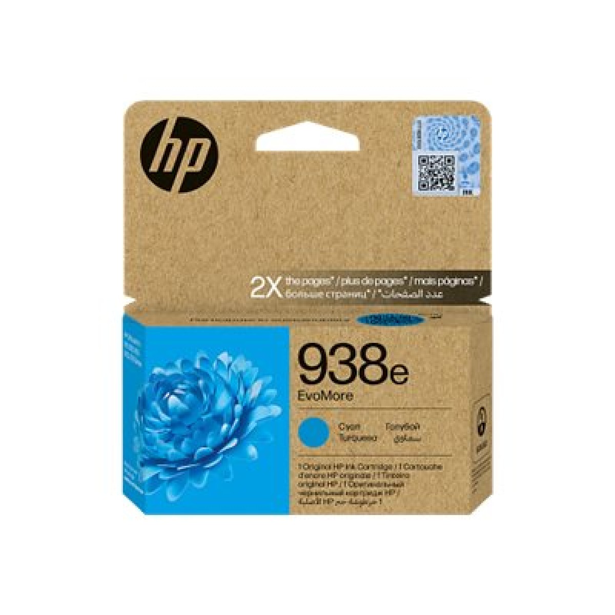 HP 938e EvoMore Tintenpatrone cyan