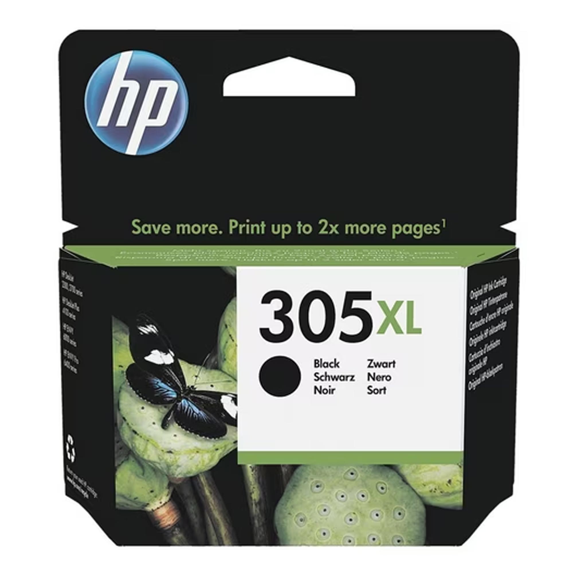 HP 305XL Tintenpatrone schwarz (3YM62AE#LS1)