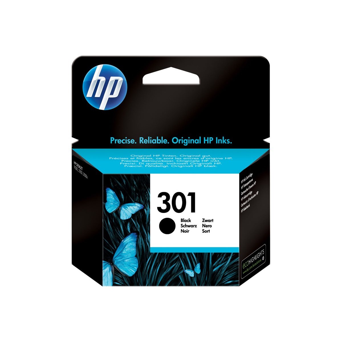 HP 301 Tintenpatrone schwarz (CH561EE#LS1)