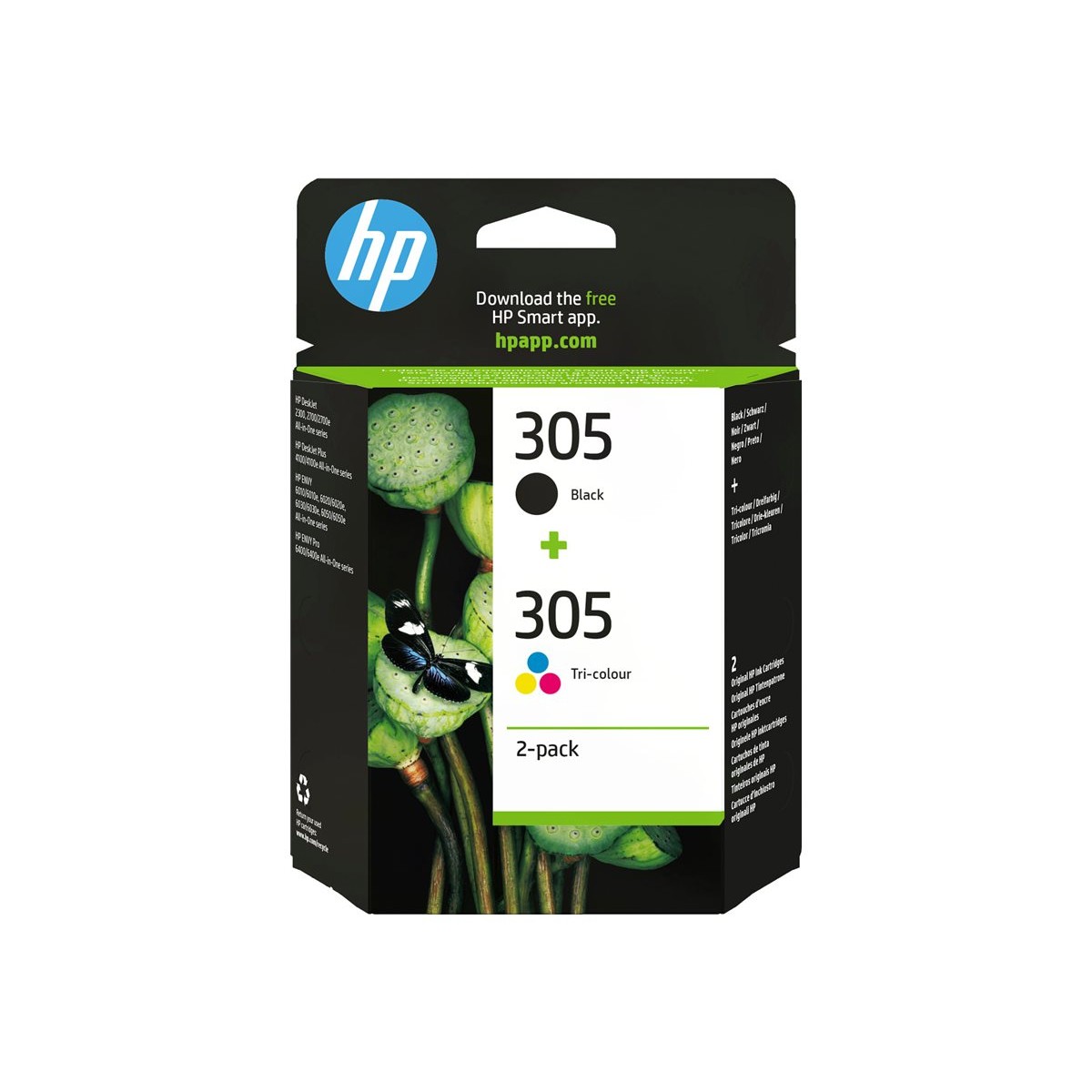 HP 305 Tintenpatronen Multipack (6ZD17AE#LS1)