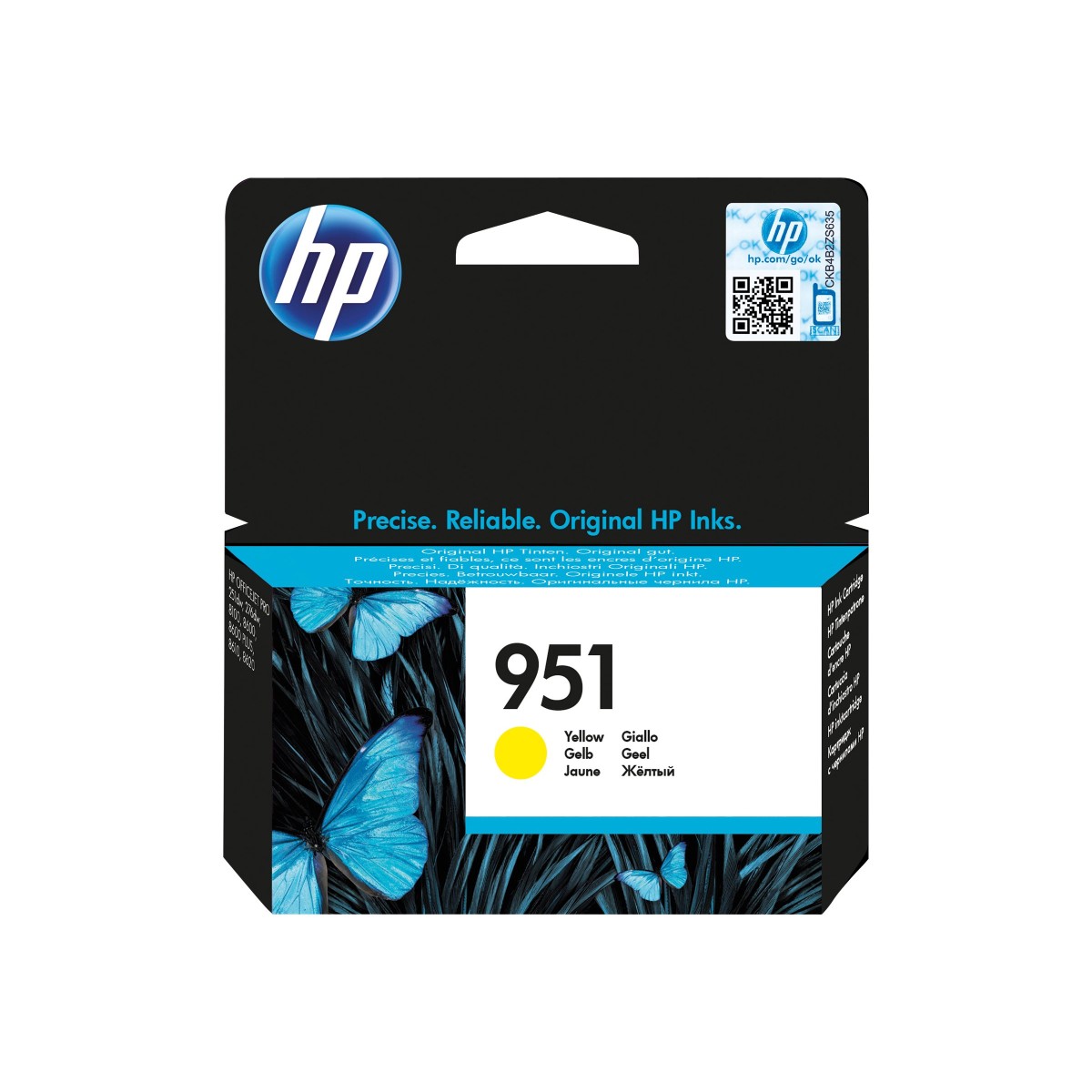 HP 951 Tintenpatrone gelb