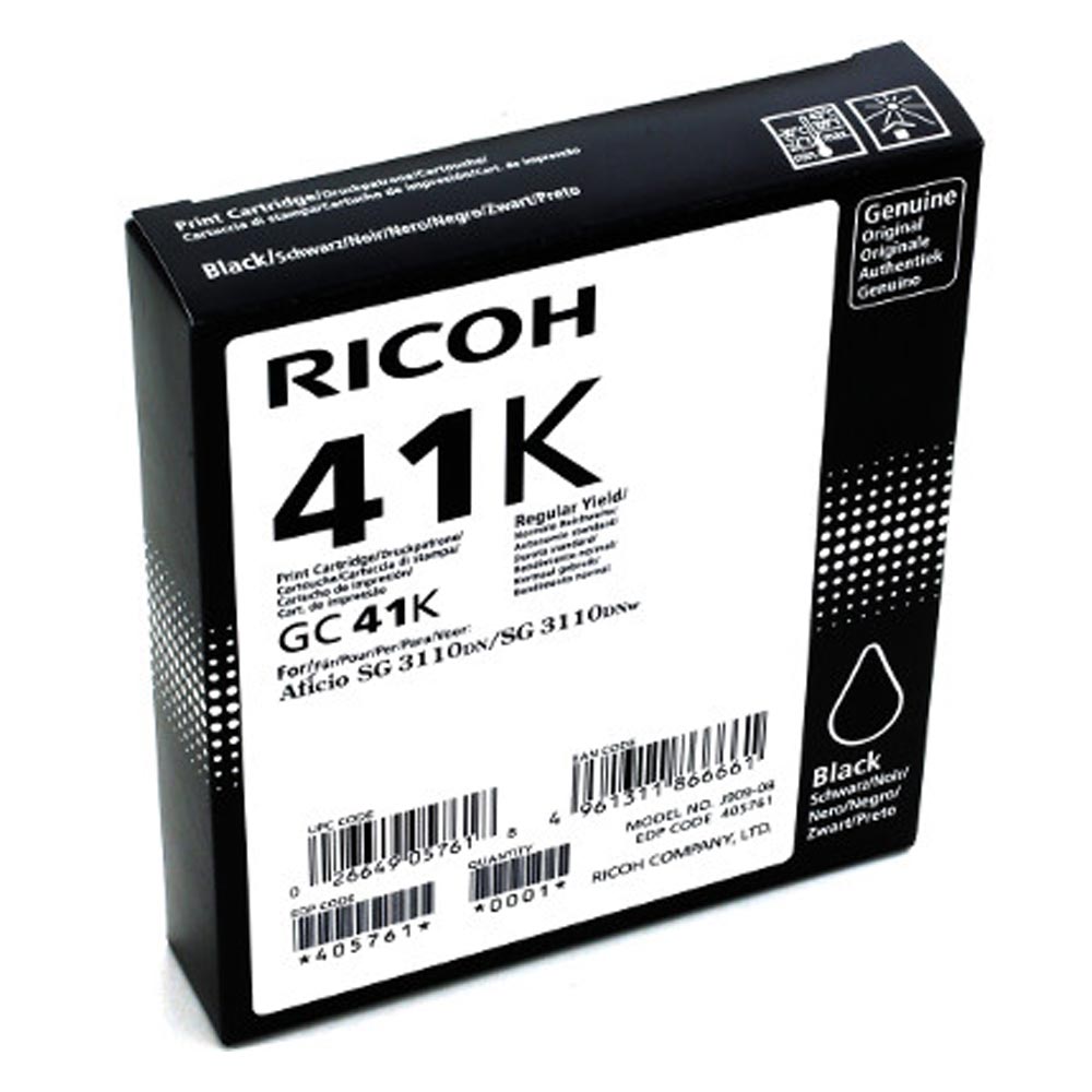 Ricoh GC41 HC Tintenpatrone schwarz