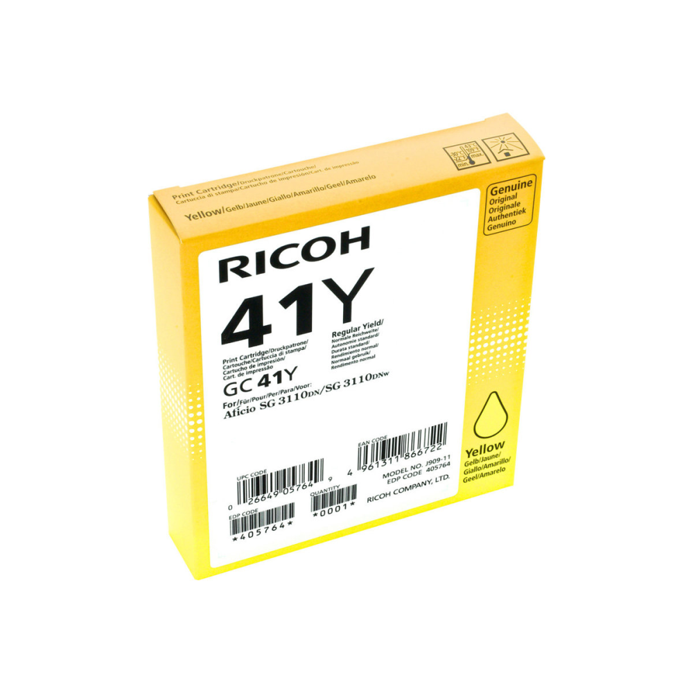Ricoh GC41 HC Tintenpatrone gelb