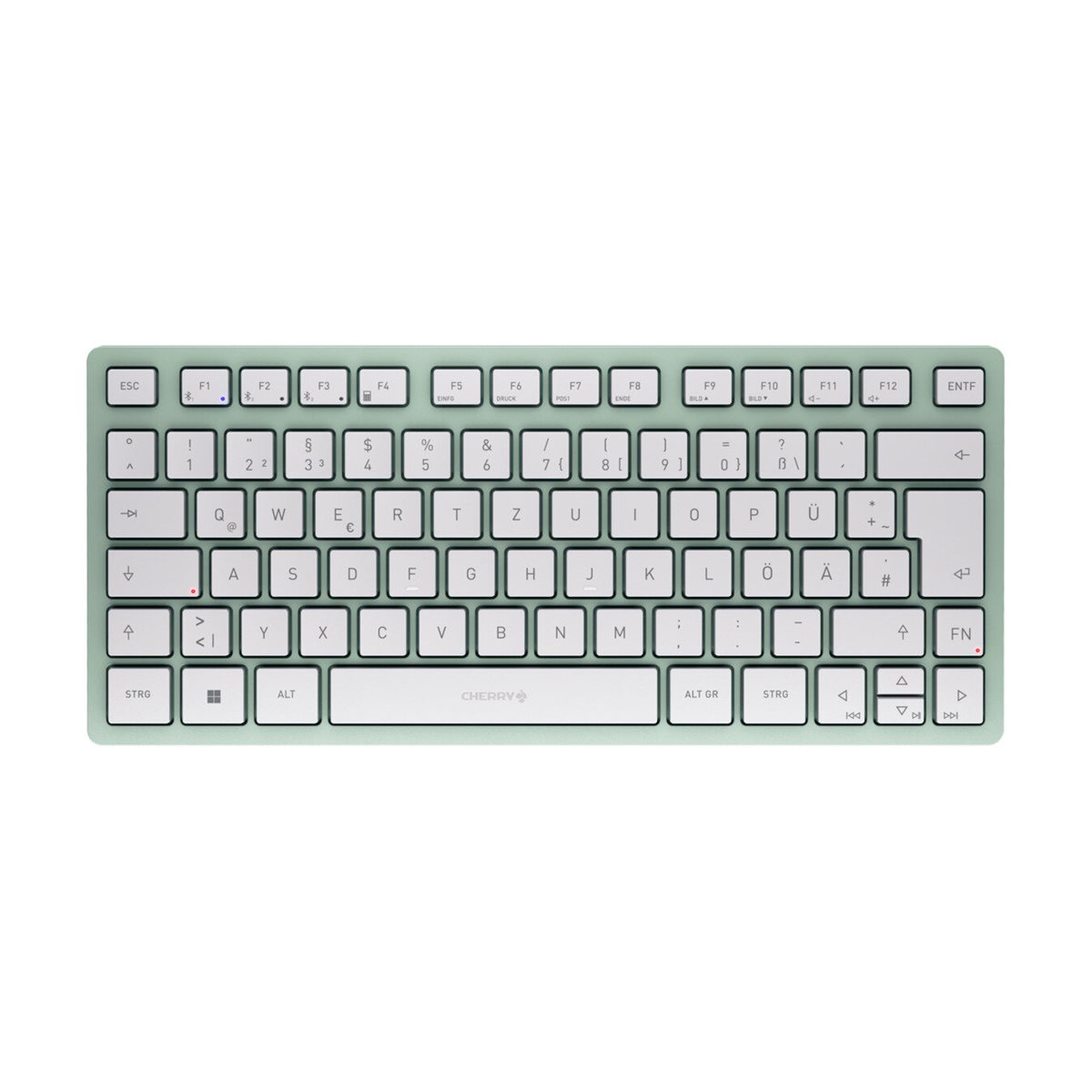 Cherry KW 7100 MINI BT Kompakte Multi-Device-Tastatur agave green (2.Wahl)
