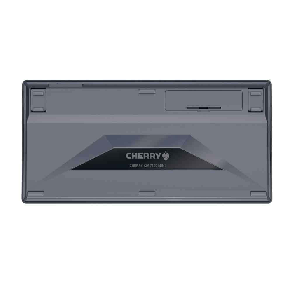 Cherry KW 7100 MINI BT, Kompakte Multi-Device-Tastatur slate blue