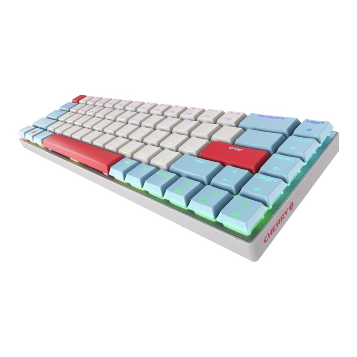 CHERRY MX-LP 2.1 Compact Wireless Gaming-Tastatur weiß