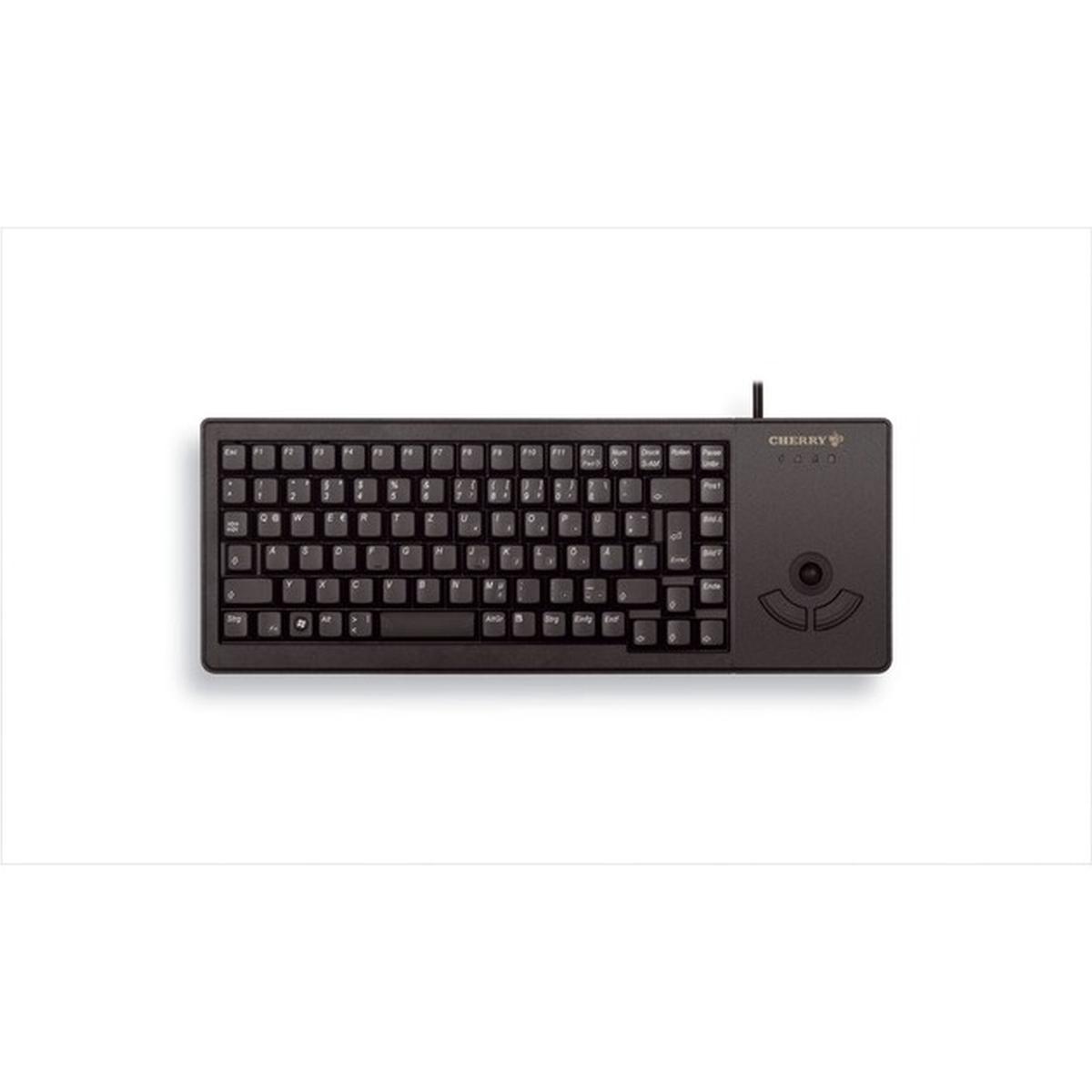 Cherry XS G84-5400 USB Tastatur mit Trackball schwarz