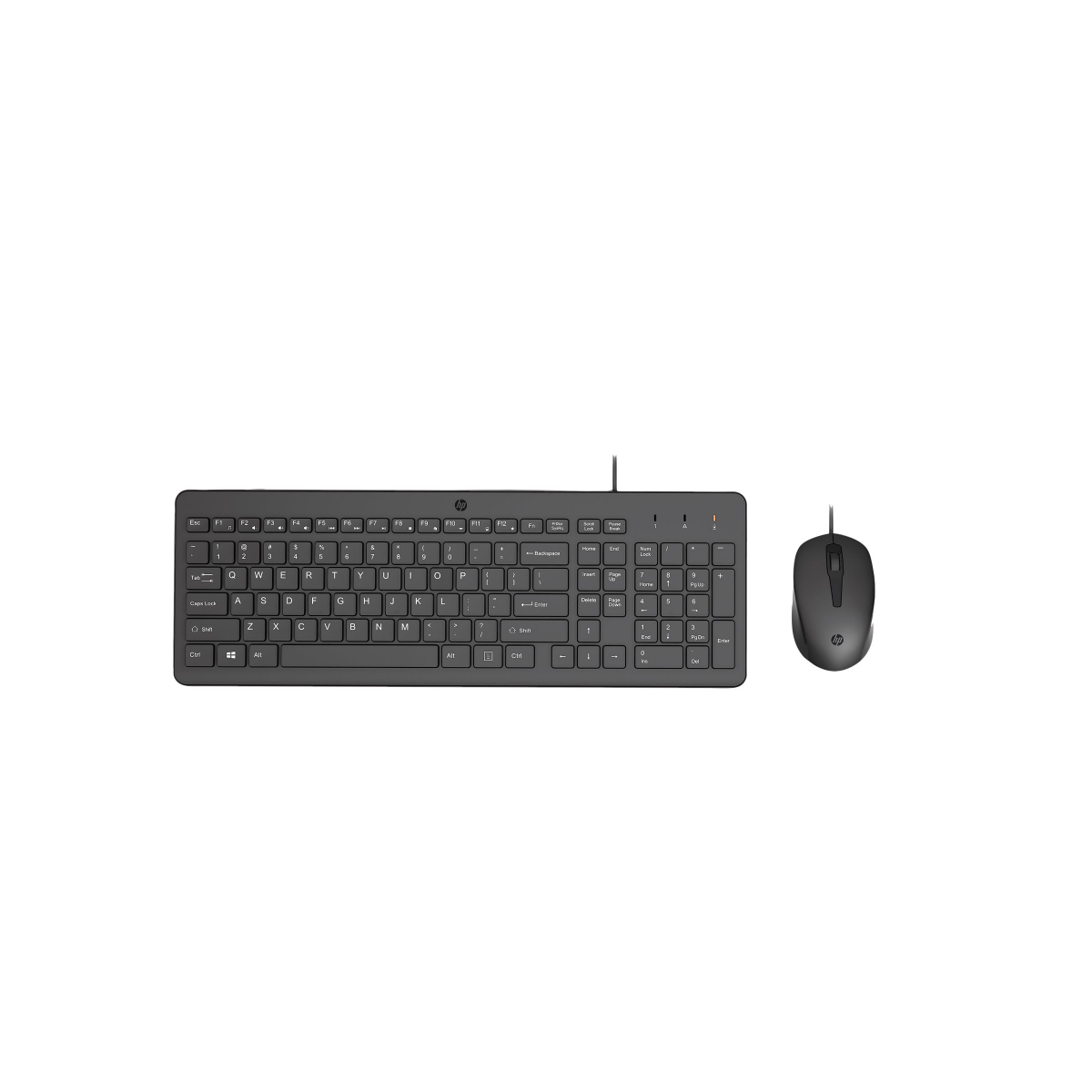 HP 150 Maus-Tastatur Set USB schwarz