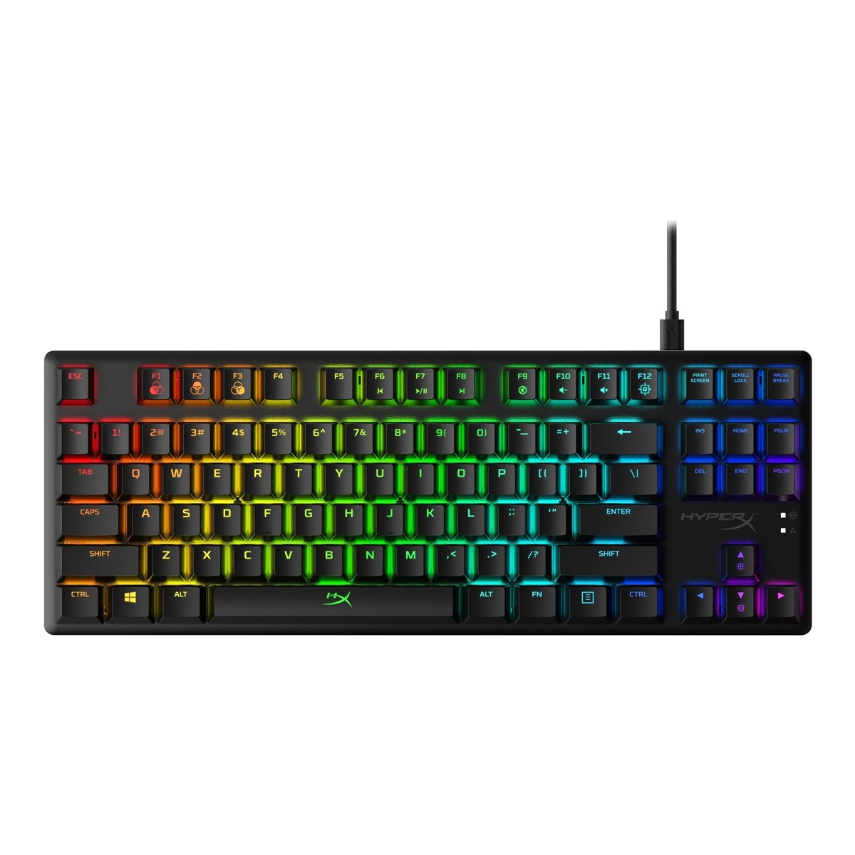 HyperX Alloy Origins Core RGB TKL Tastatur rot
