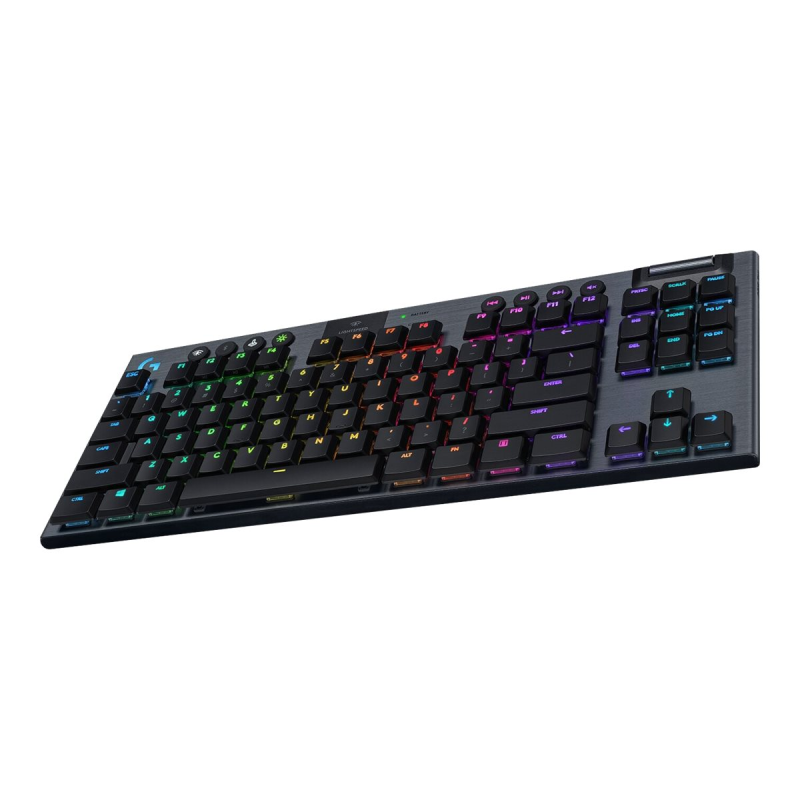 Logitech G915 LIGHTSPEED TKL Tenkeyless kabellose mechanische Gaming-Tastatur weiß