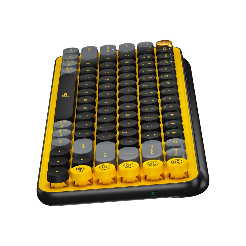 Logitech POP Keys Mechanische kabellose Tastatur mit anpassbaren Emoji-Taste blast