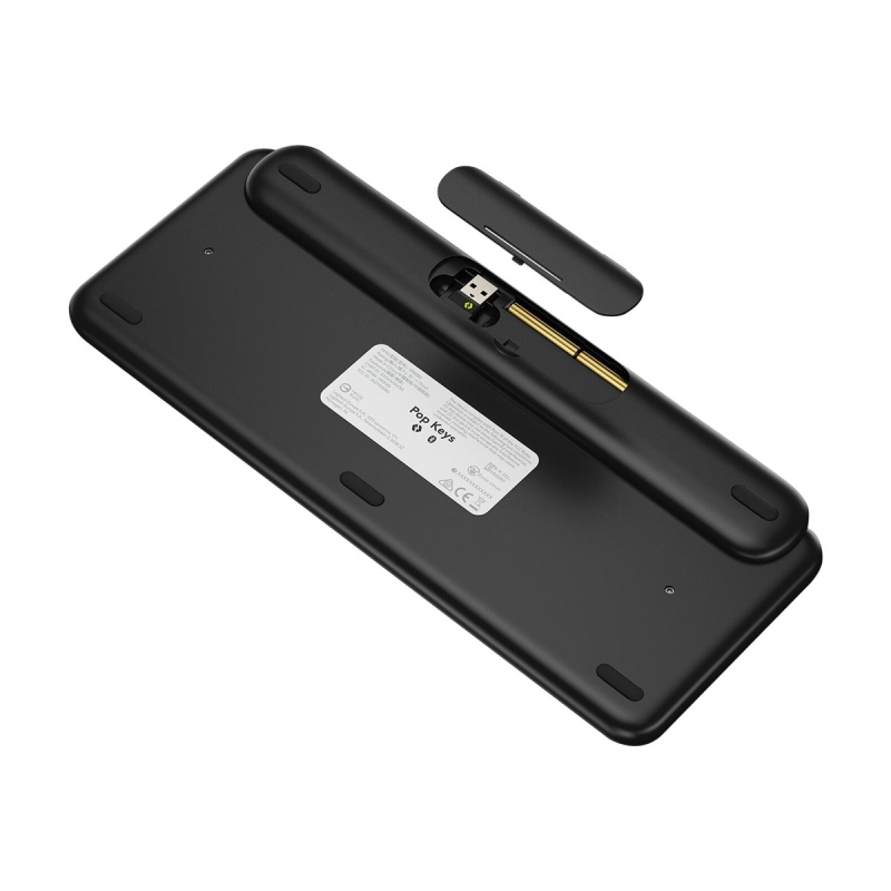 Logitech POP Keys Mechanische kabellose Tastatur mit anpassbaren Emoji-Taste blast