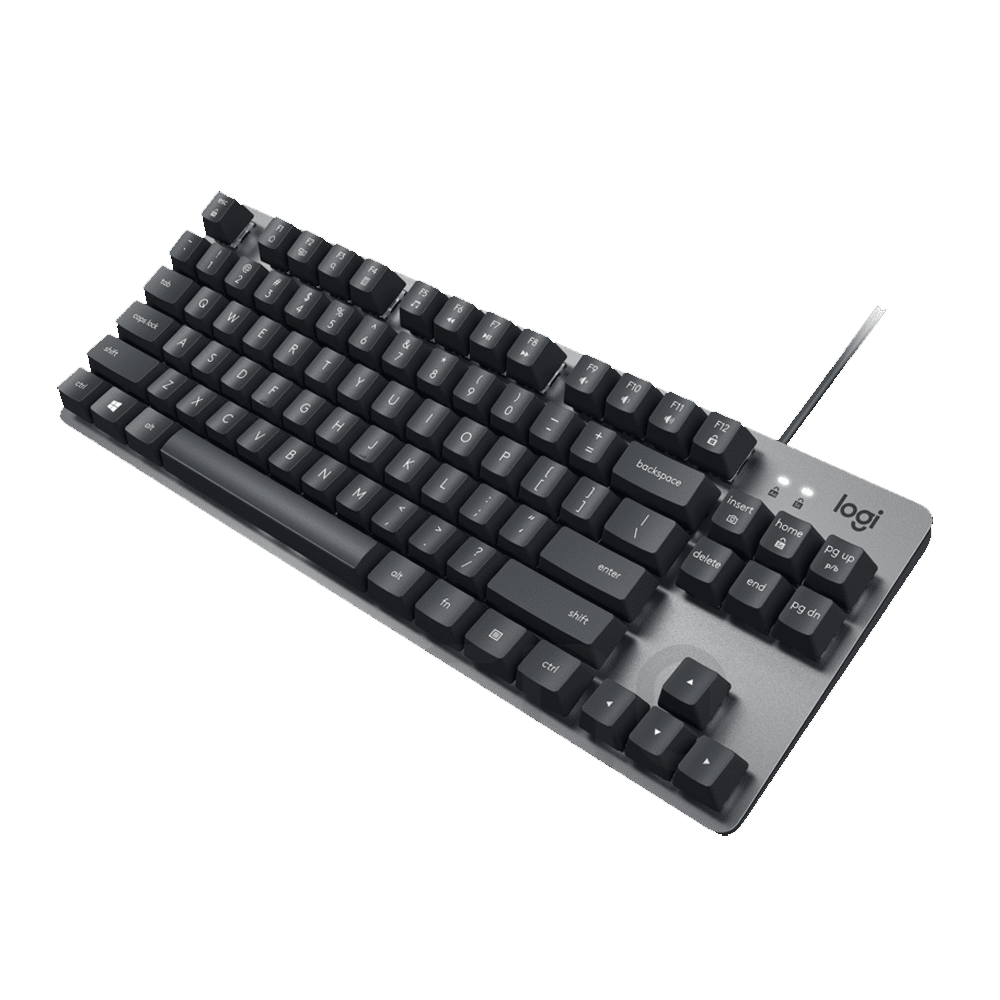 Logitech K835 TKL Kabelgebundene Mechanische Aluminium Tastatur taktile Switches grau