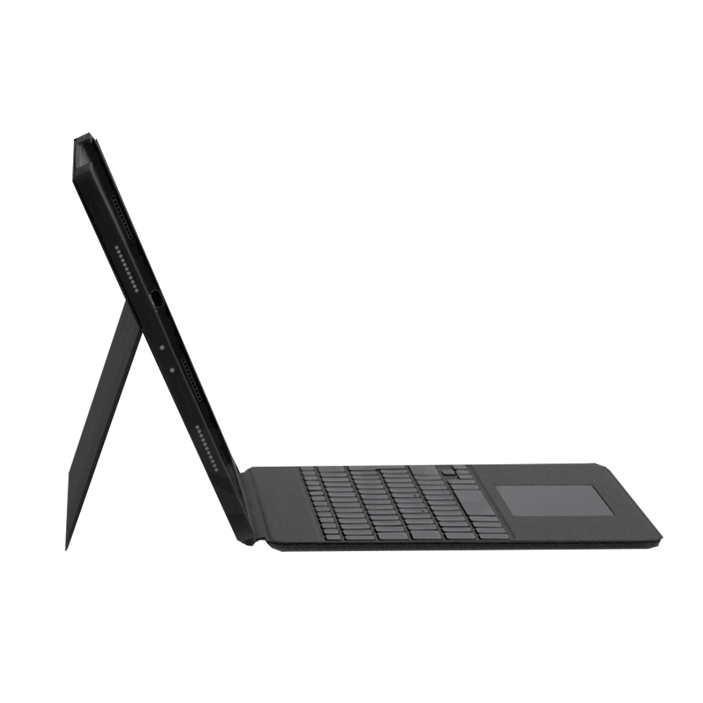 Logitech Combo Touch Tastatur-Case für iPad Pro 12,9 Zoll (5. und 6. Generation 2021, 2022) grau