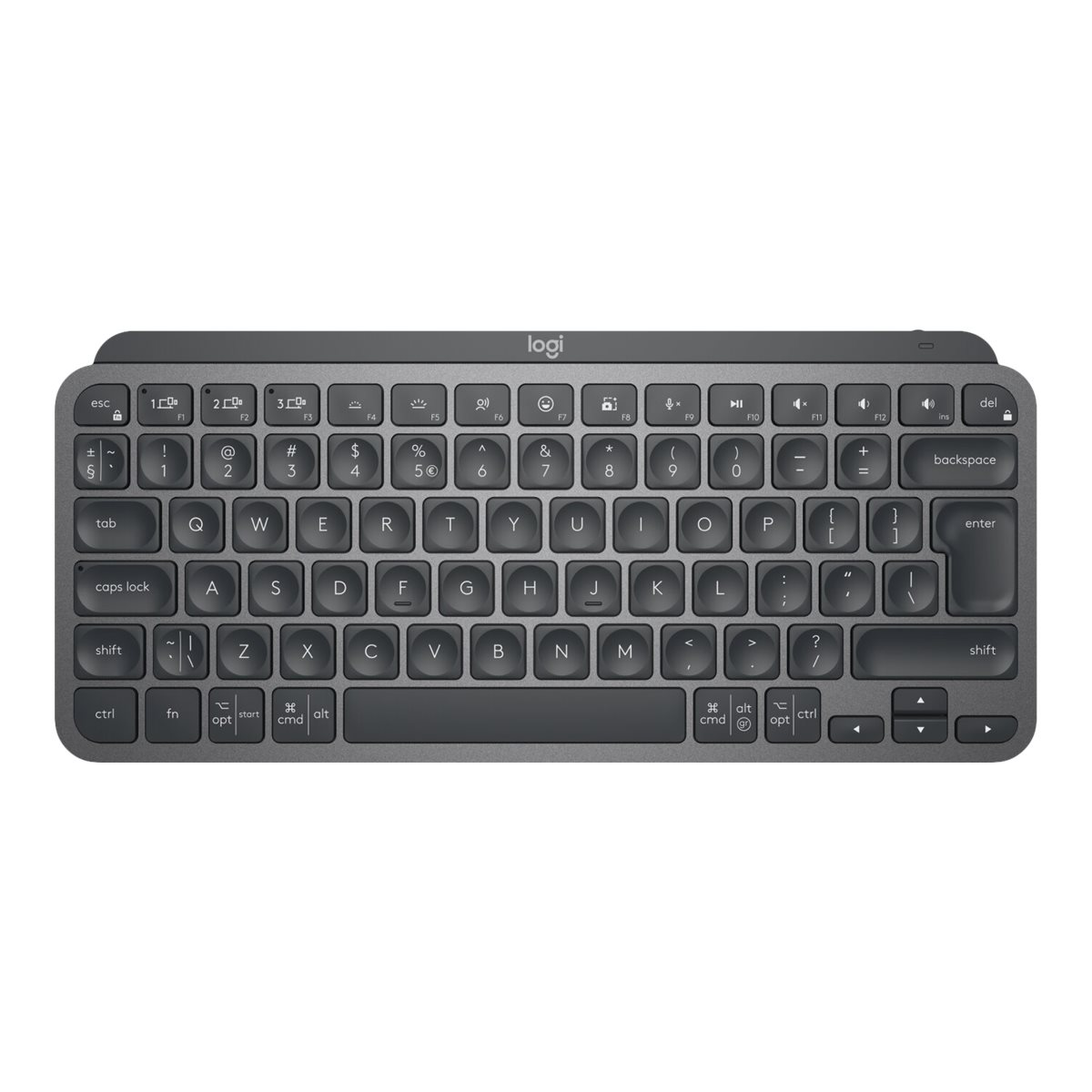Logitech MX Keys Mini Combo for Business, kompakte, kabellose Tastatur und Maus graphit
