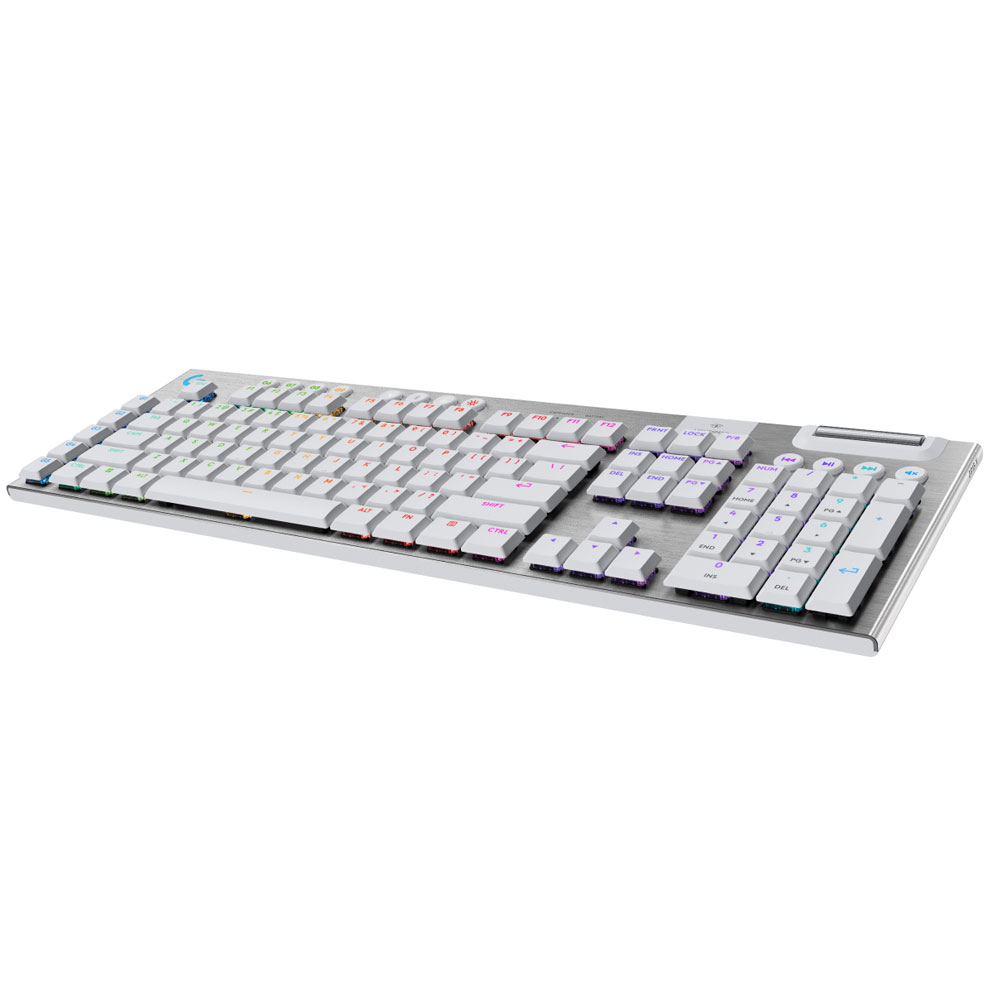 Logitech G915 X LIGHTSPEED Clicky Gaming-Tastatur weiß