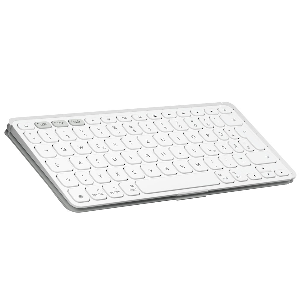 Logitech Keys-To-Go 2 iPad-Tastatur hellgrau