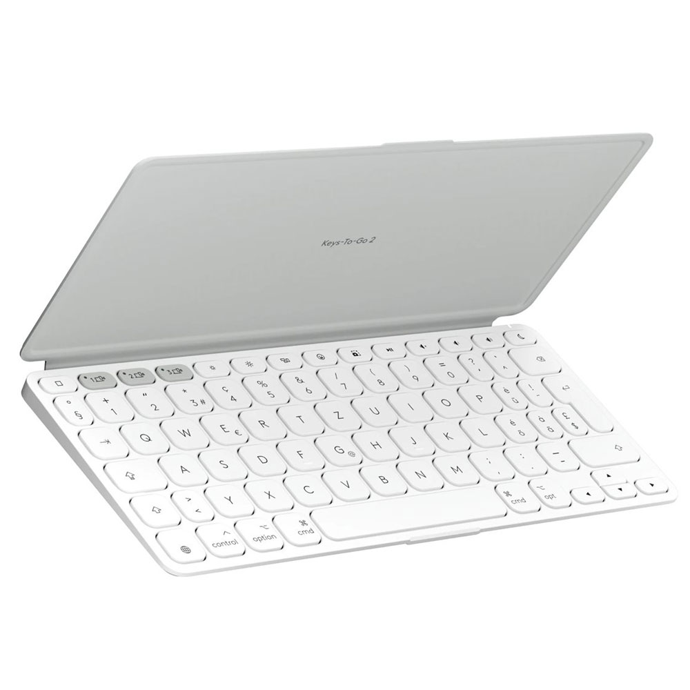 Logitech Keys-To-Go 2 Tablet-Tastatur hellgrau