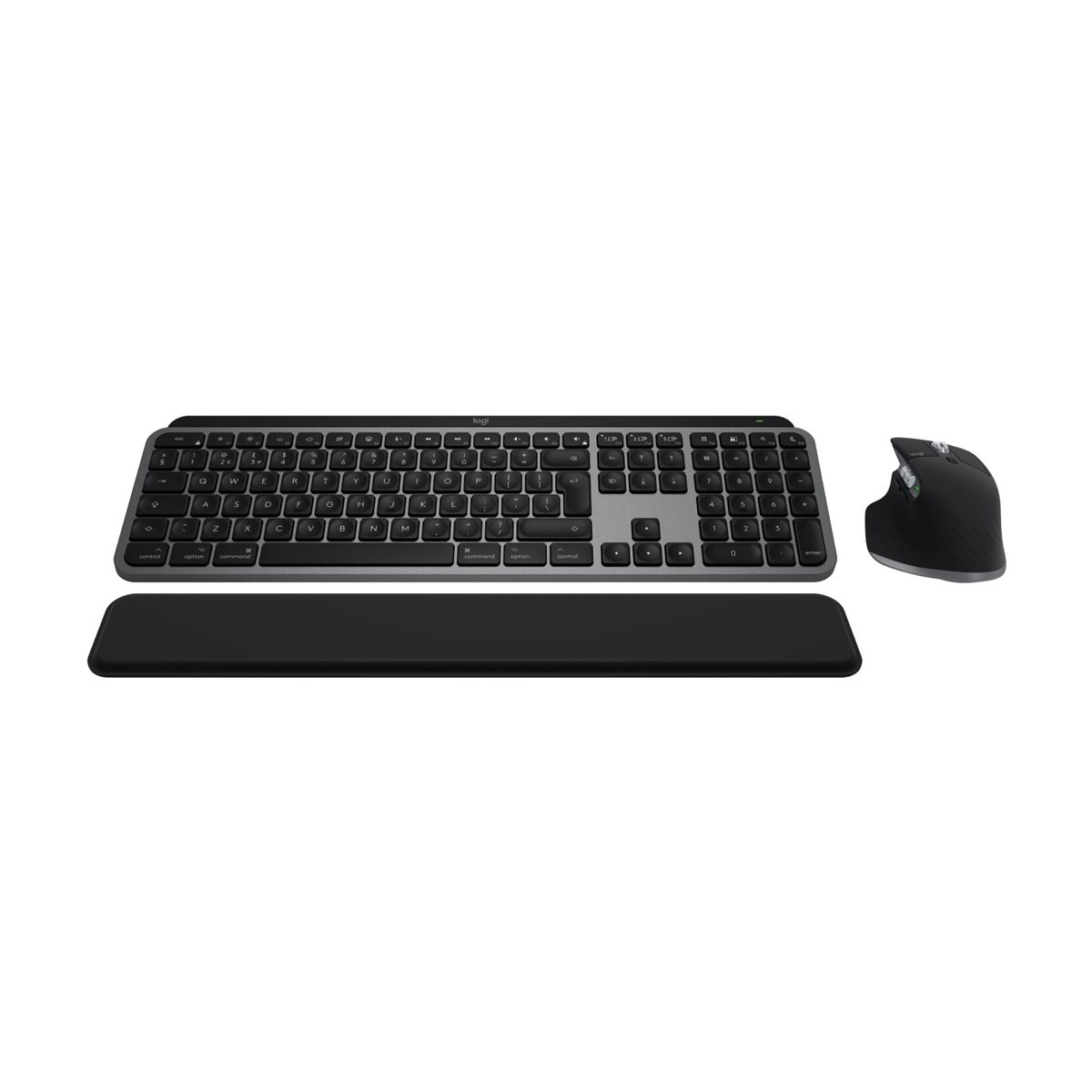 Logitech MX Keys S Combo für Mac Tastatur-Maus-Set grau