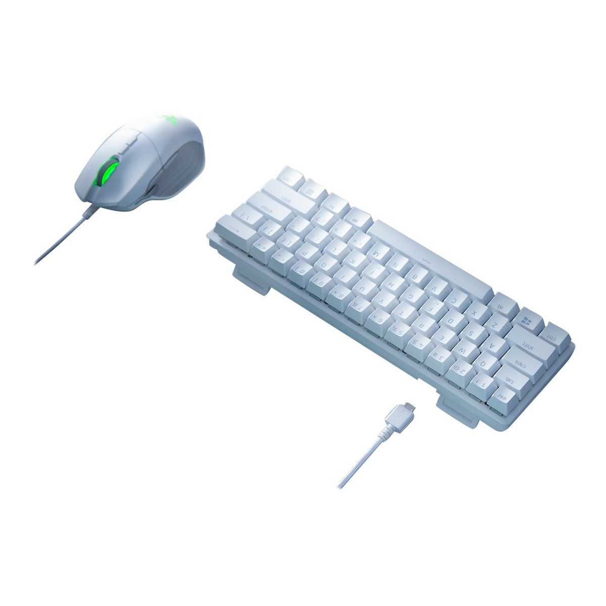 Razer Huntsman Mini Gaming-Tastatur Mercury weiß