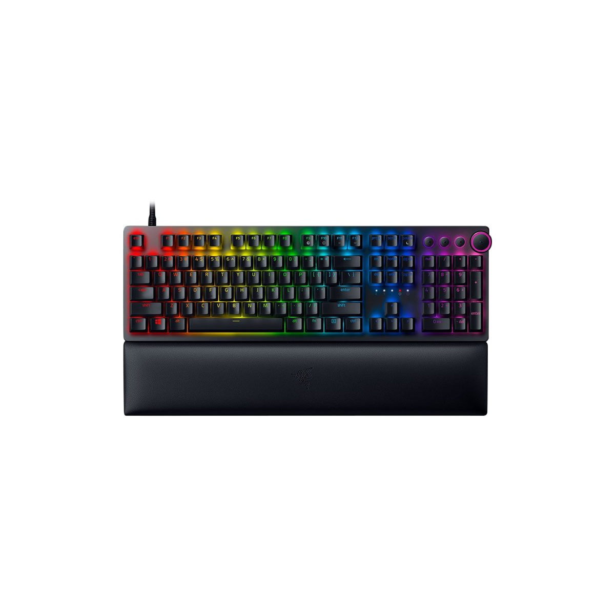 Razer Huntsman V2 (Purple Switch) praktisch latenzfreie Optische Gaming-Tastatur schwarz
