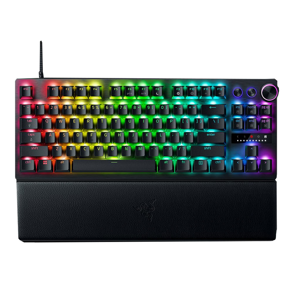 Razer Huntsman V3 Pro Tenkeyless TKL Analoge optische E-Sport PC-Tastatur ohne Ziffernblock schwarz (2. Wahl)