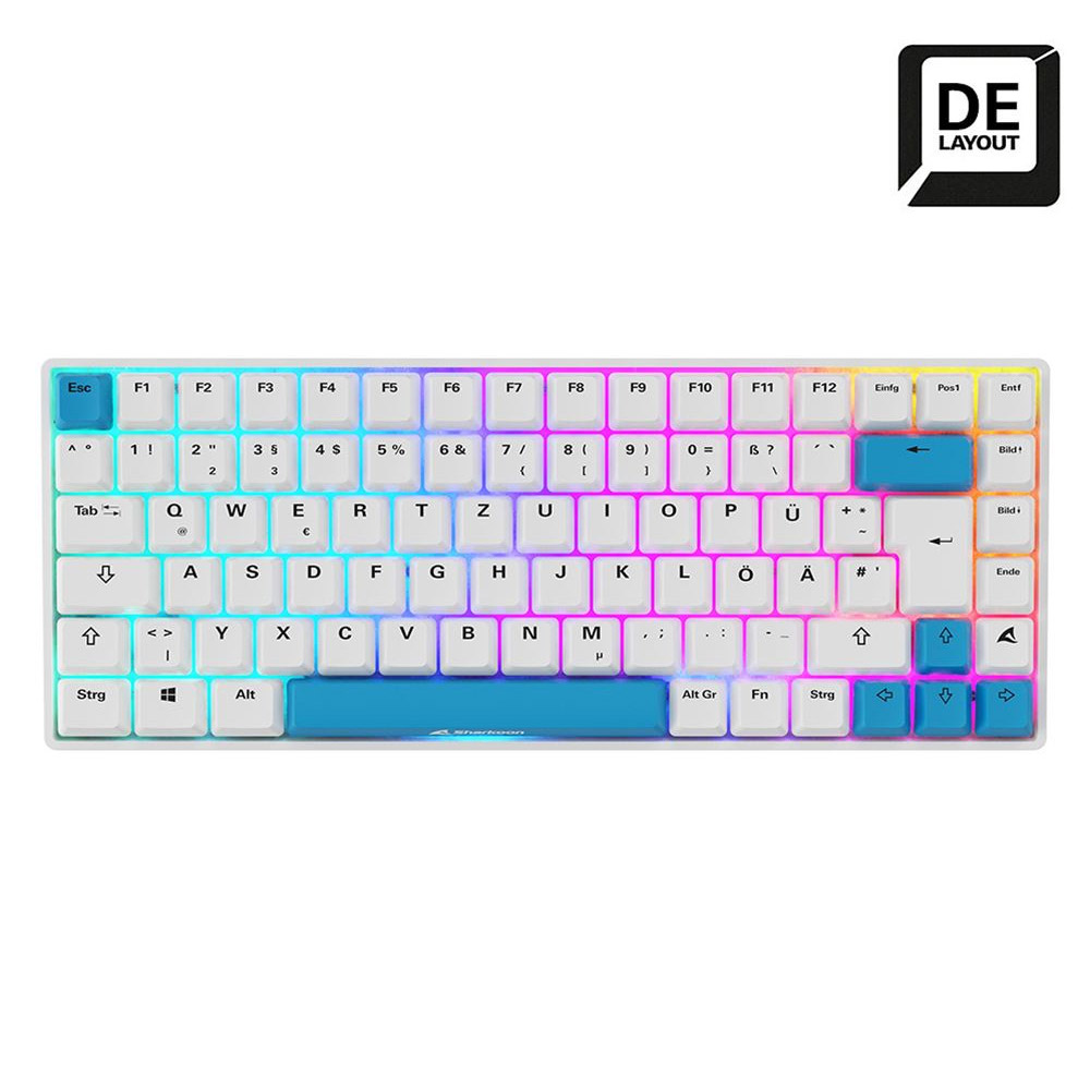 Sharkoon Skiller SGK50 S3 PBT Gaming-Tastatur weiß