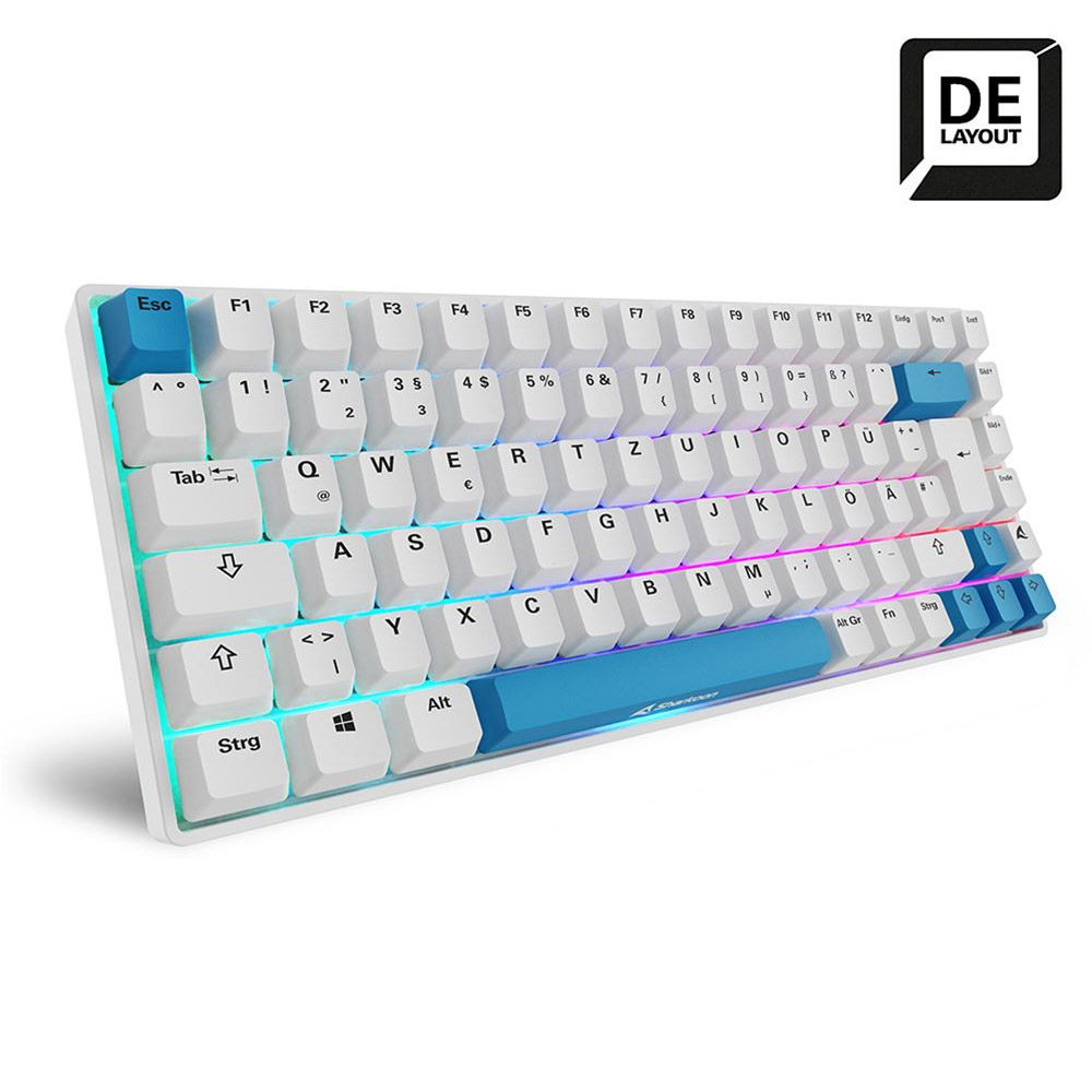 Sharkoon Skiller SGK50 S3 PBT Gaming-Tastatur weiß
