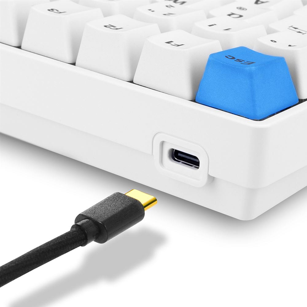 Sharkoon Skiller SGK50 S3 PBT Gaming-Tastatur weiß