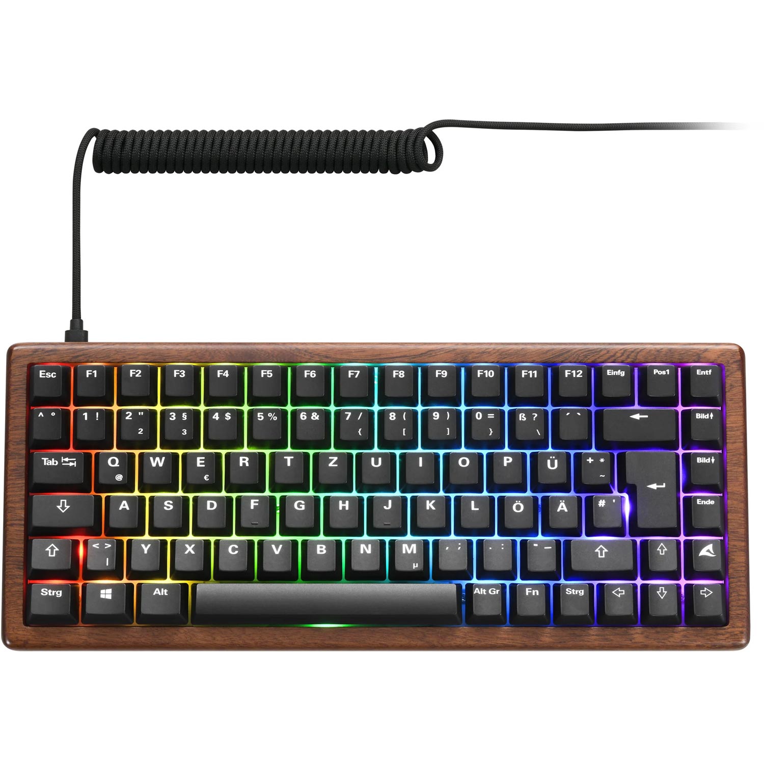 Sharkoon Skiller SGK50 S3 Wood RGB Gaming-Tastatur