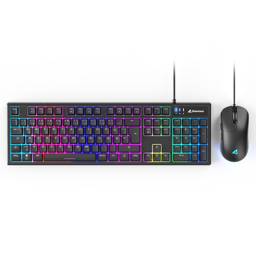 Sharkoon Skiller SGB15 Combo Tastatur-Maus-Set