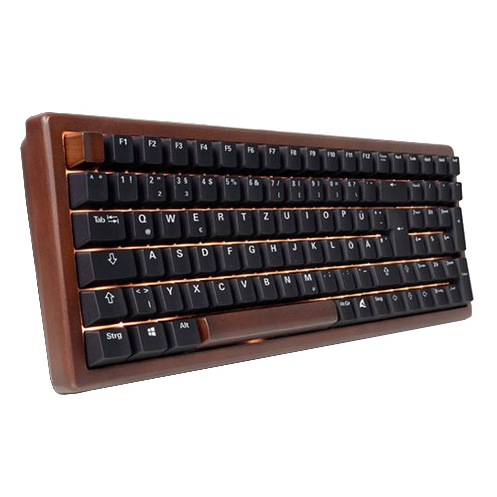 Sharkoon Skiller SGK50 S2 Wood Tastatur schwarz