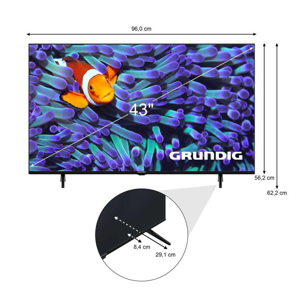 Grundig 43 VCE 223 109cm (43 Zoll) 4K-LED-TV
