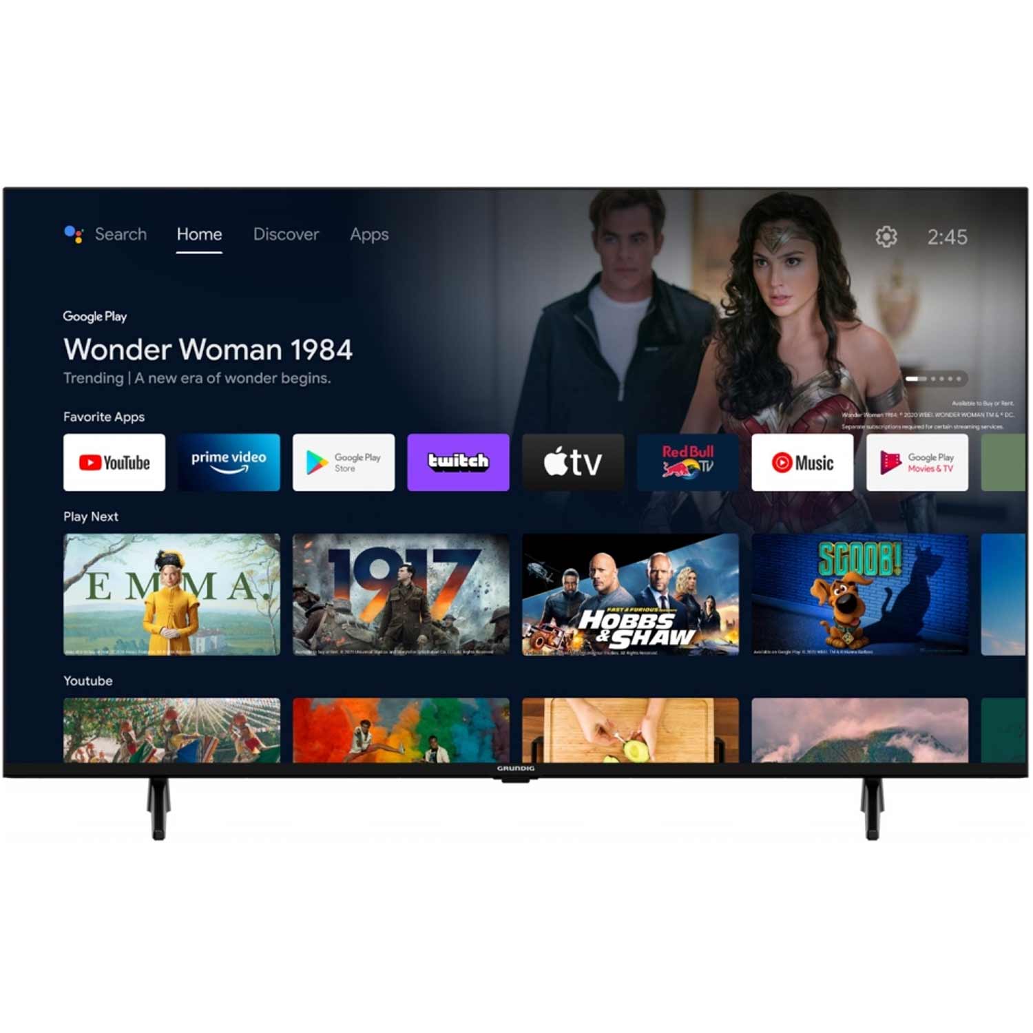 Grundig 65 VCE 223 164 cm (65 Zoll) 4K-LED-TV