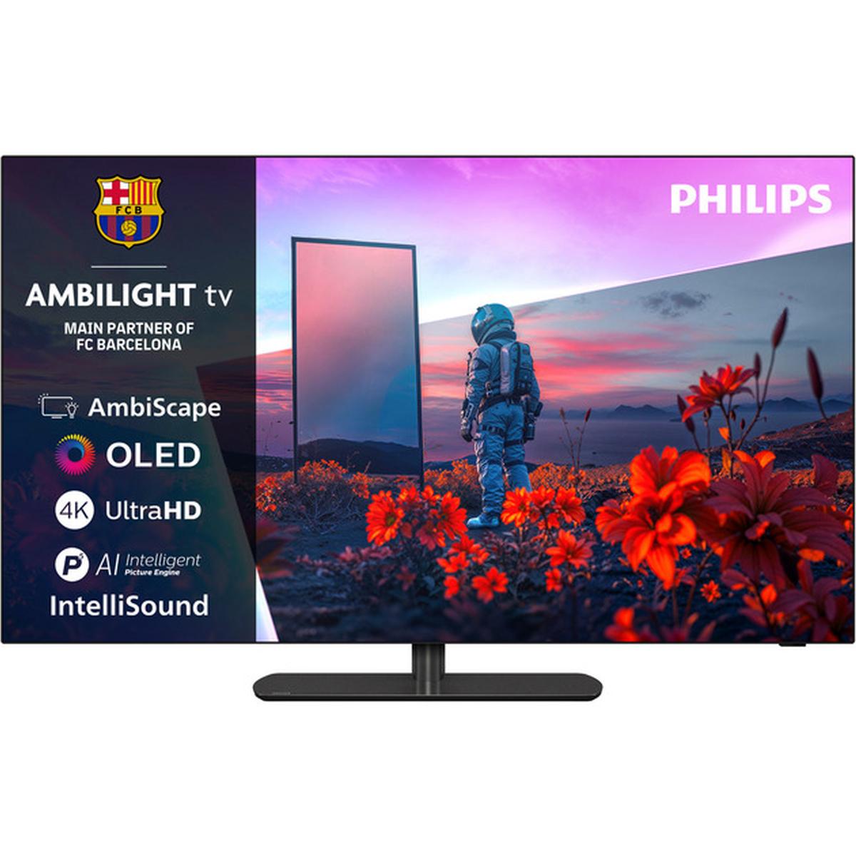Philips 42OLED811 106 cm (42 Zoll) 4K-OLED-TV mit Ambilight