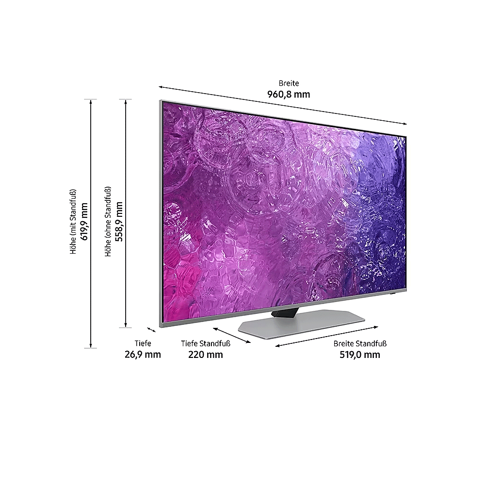 Samsung GQ43QN92CATXZG 109cm (43 Zoll) 4K-Neo QLED-TV