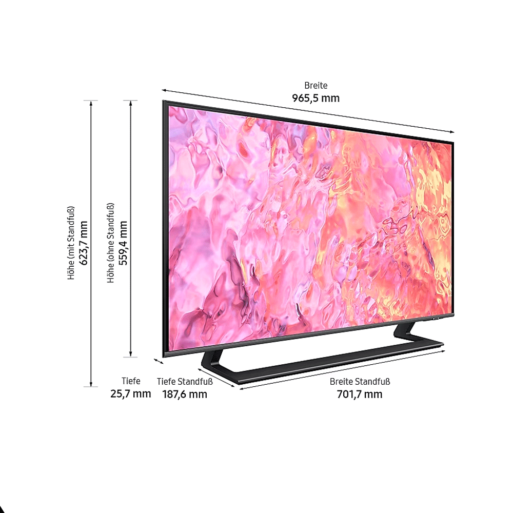 Samsung GQ43Q72CAUXZG 109cm (43 Zoll) 4K-QLED-TV