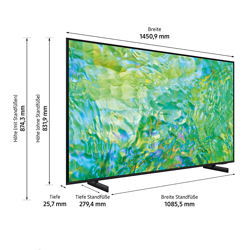 Samsung GU65CU8079UXZG 163cm (65 Zoll) 4K-LED-TV