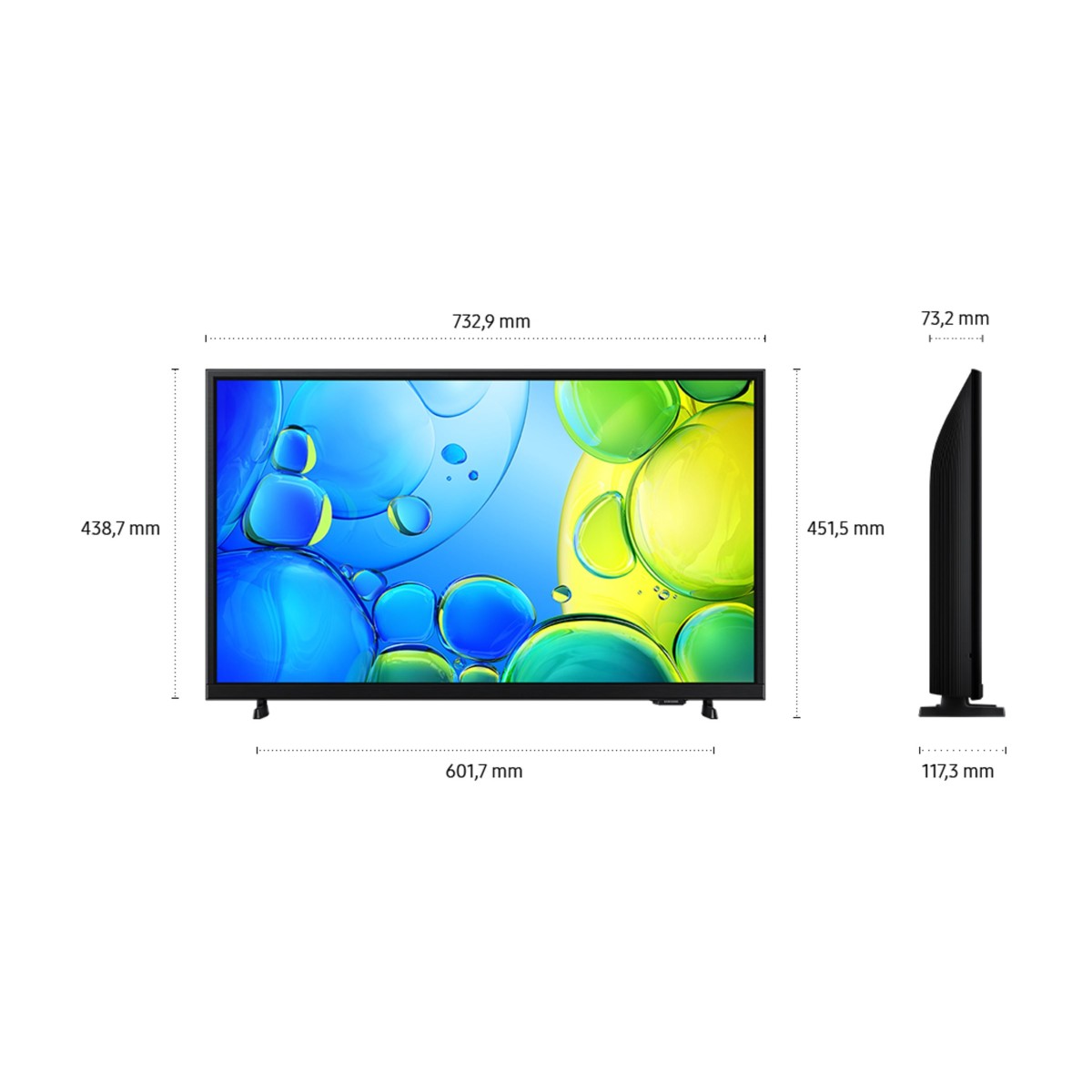 Samsung GU32F6009FU 80 cm (32 Zoll) LED-TV
