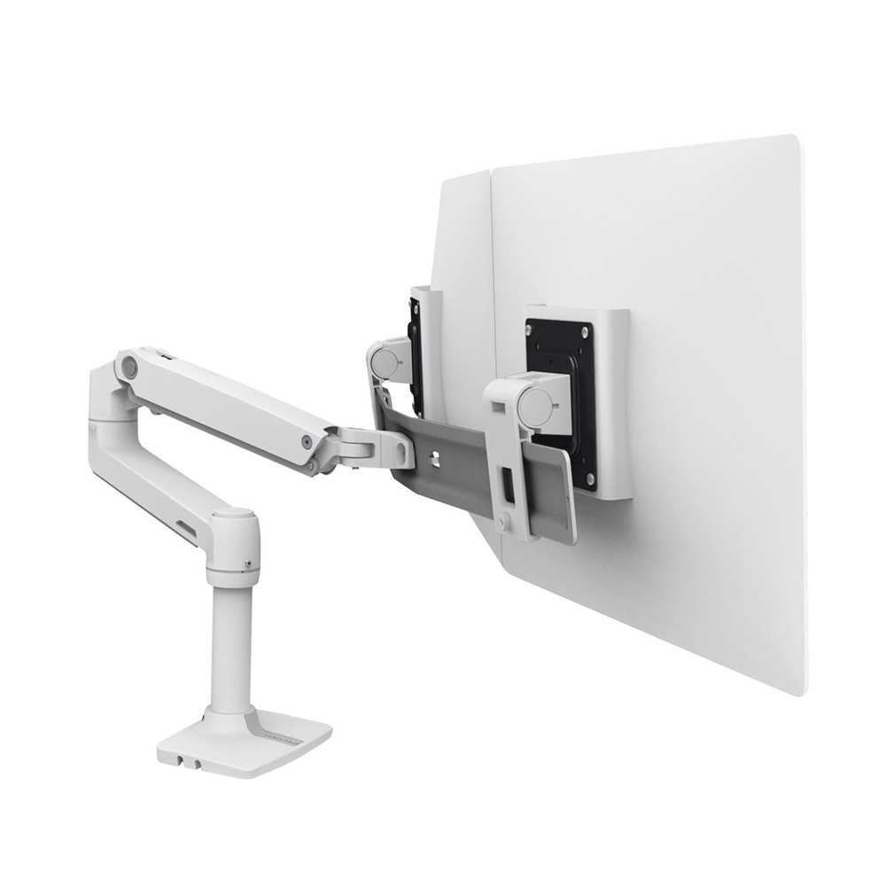 Ergotron LX Dual Monitorarm für zwei Monitore bis 63,5 cm 25 Zoll nebeneinander