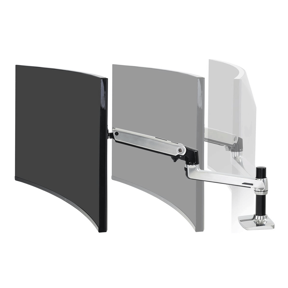 Ergotron LX Monitorarm Tischhalterung für einen 34 Zoll Monitor Aluminium