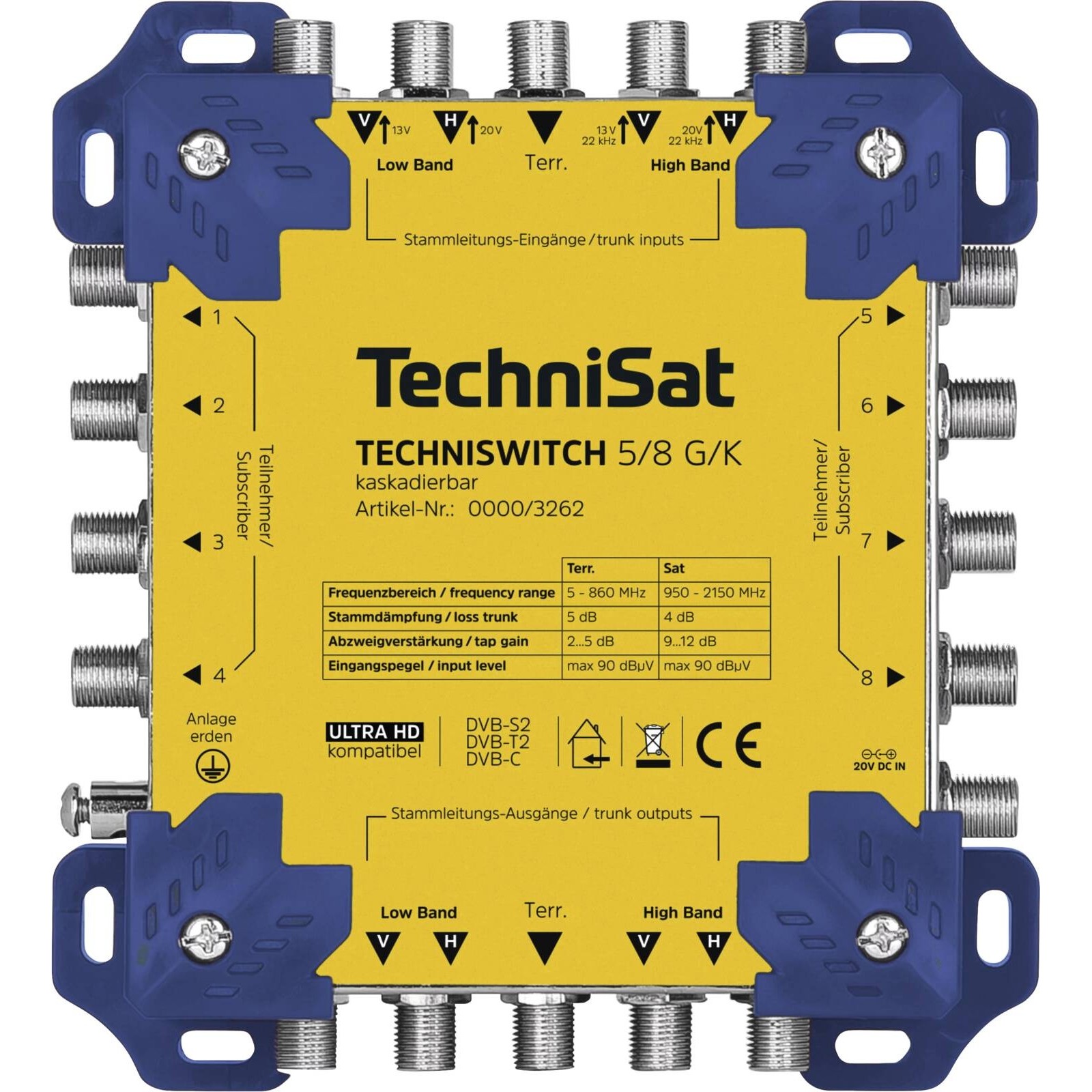 TechniSat TECHNISWITCH 5/8 G/K Multischalter
