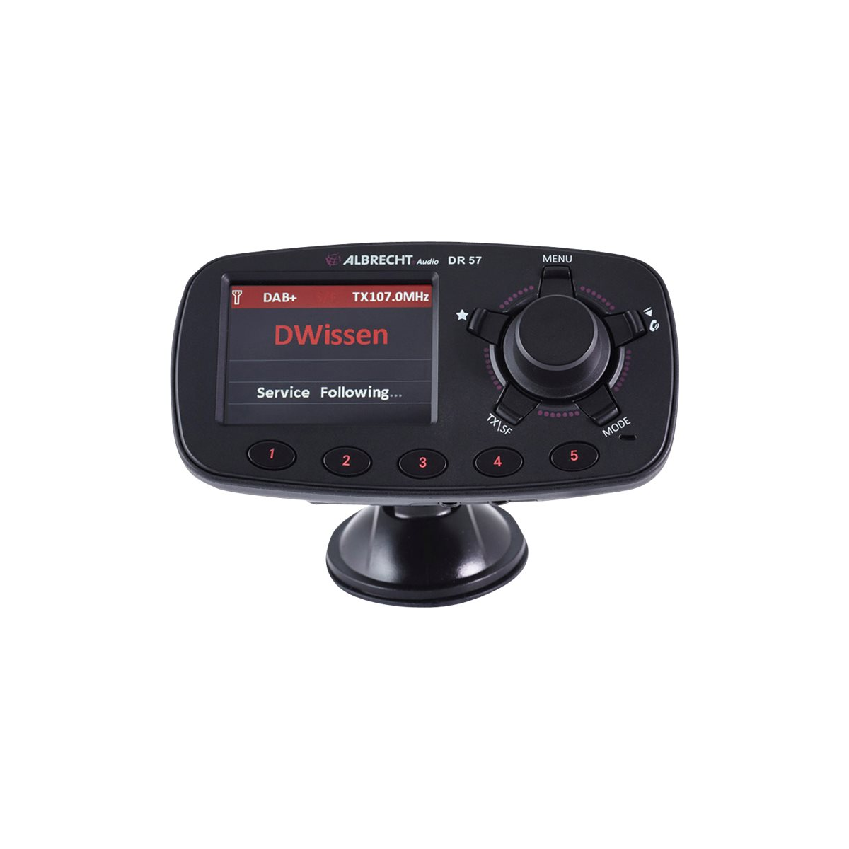 Albrecht 27257 DR 57 DAB+ Autoradio-Adapter schwarz