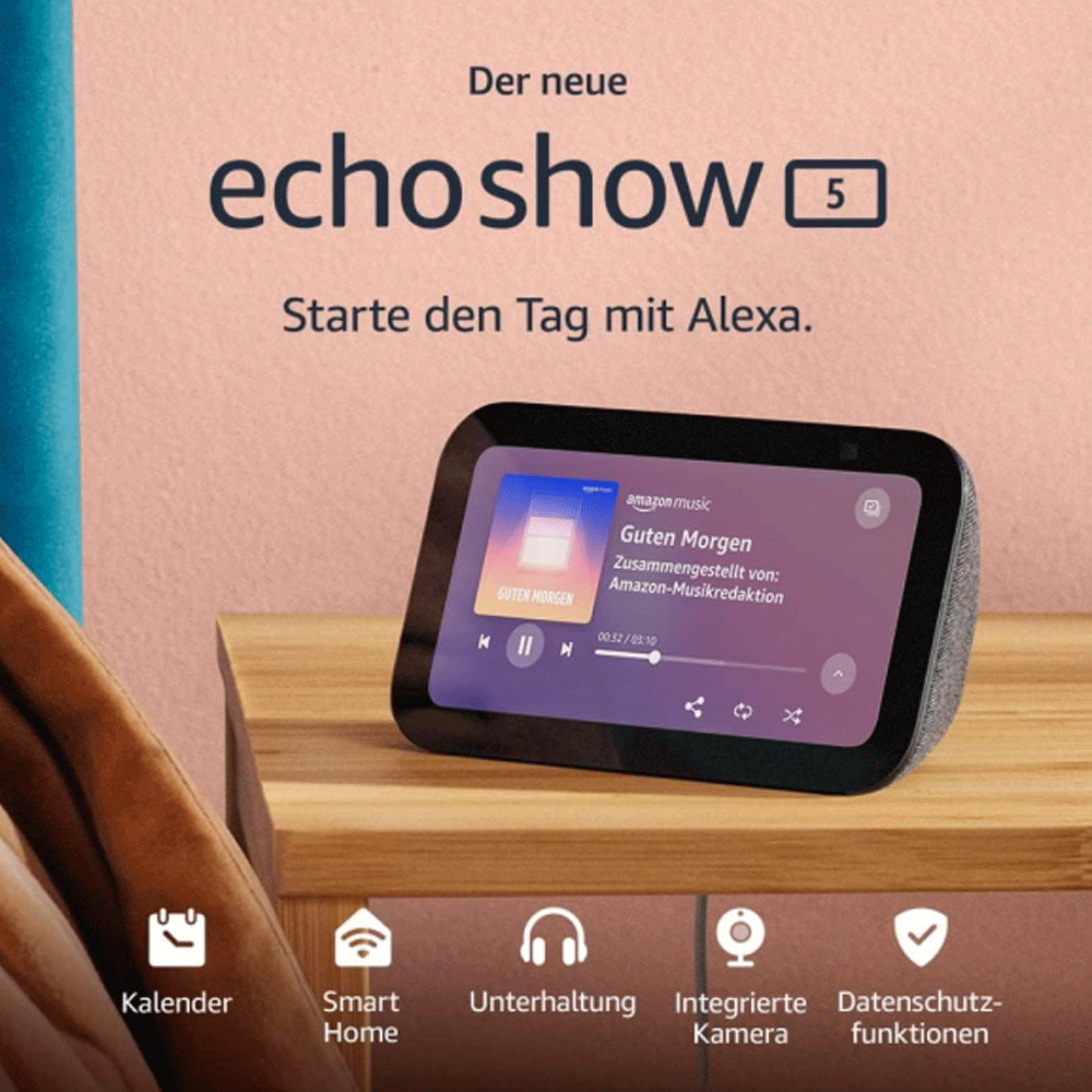 Amazon Echo Show 5 (3 Gen) anthrazit