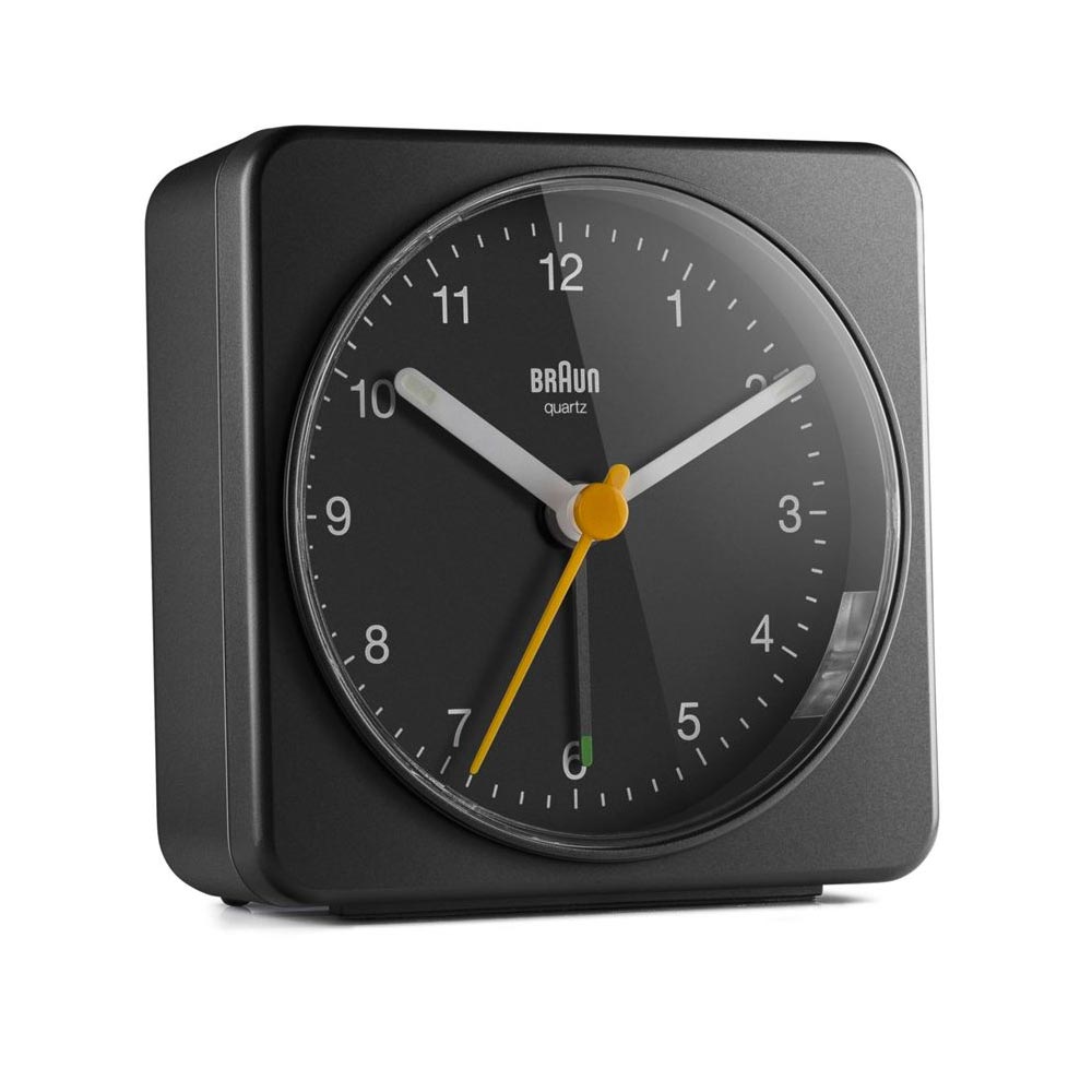 Braun BC 03 B Quarzwecker analog schwarz (2. Wahl)