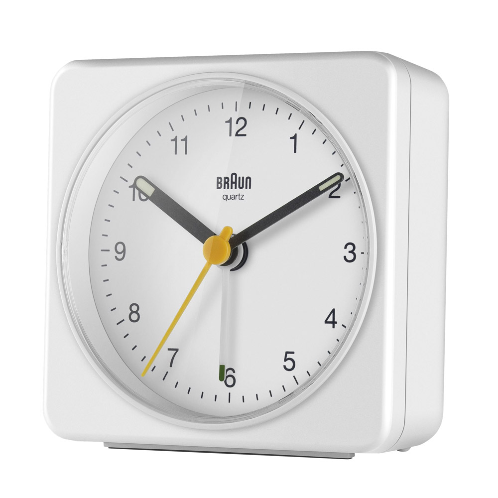 Braun BC03W Quarzwecker weiß (2.Wahl)