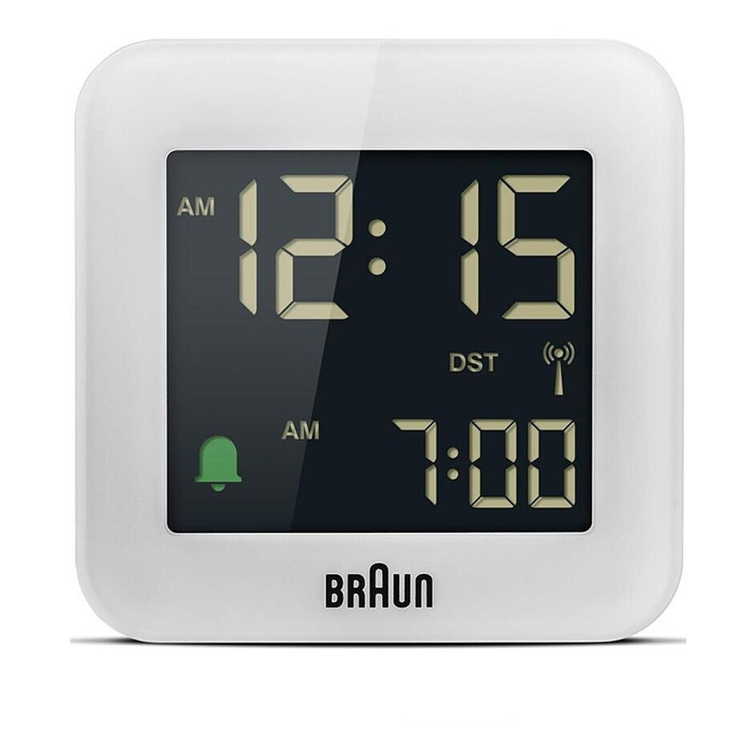 Braun BC DCF Funkwecker weiß