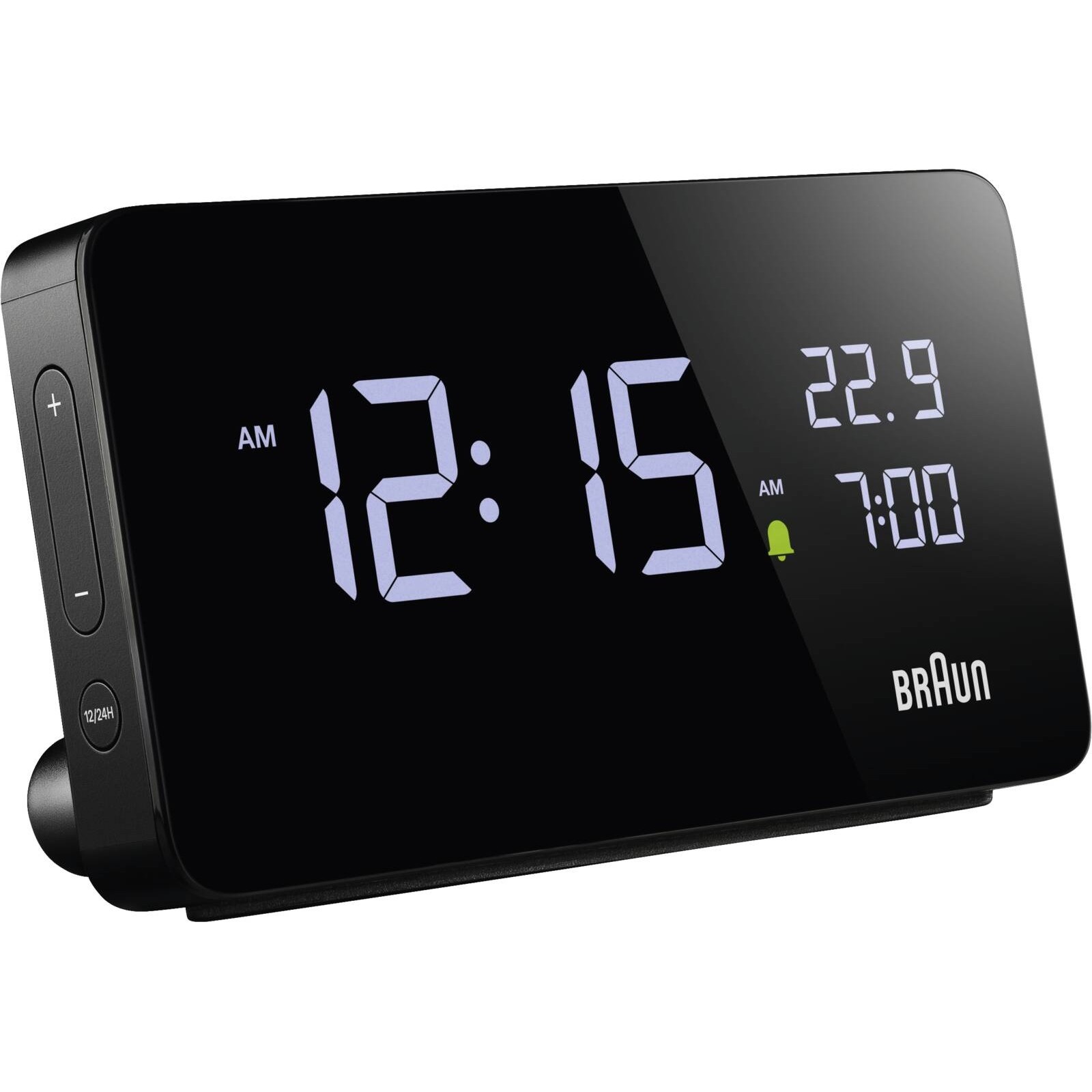 Braun BC20B digitaler Wecker schwarz