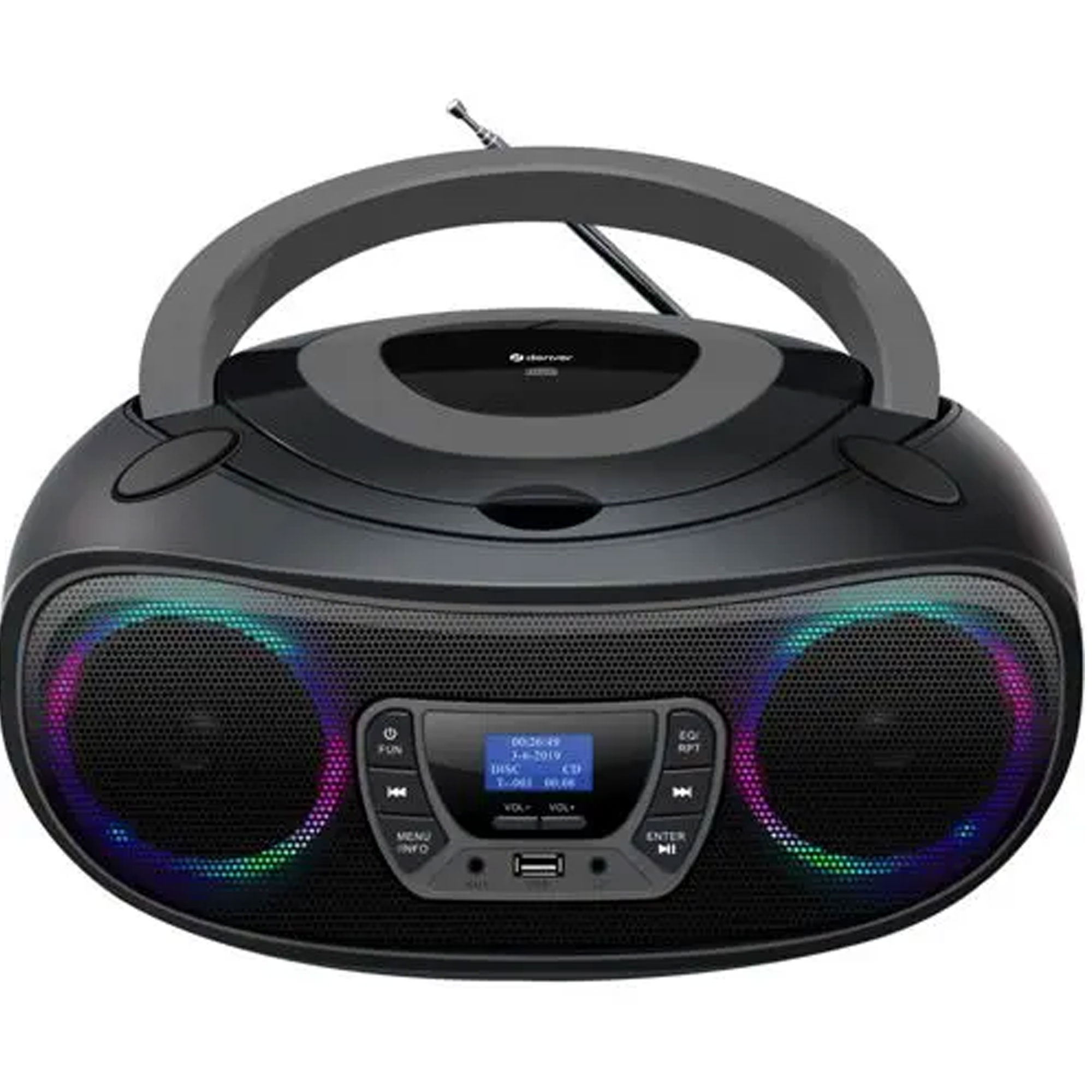 Denver TDB-212 DAB+ Boombox Radio grau